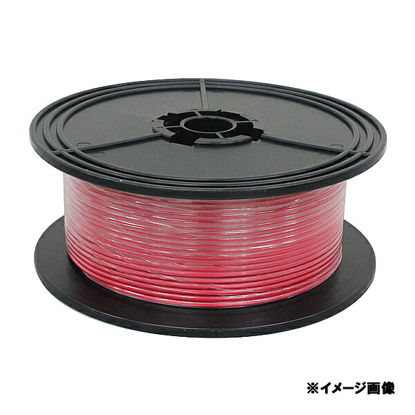 Moveon ムーヴオン ビニールコード 0.75sq 赤 100m AV0.75RE