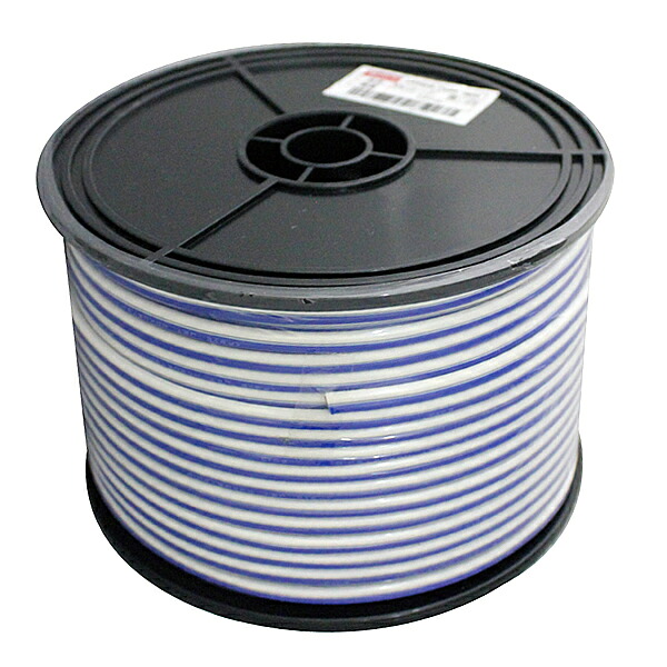 Moveon ムーヴオン 被膜ダブルコード 0.75sq 青/白 100m VFFD0.75BL-WH｜CARPARTS TRIADIC
