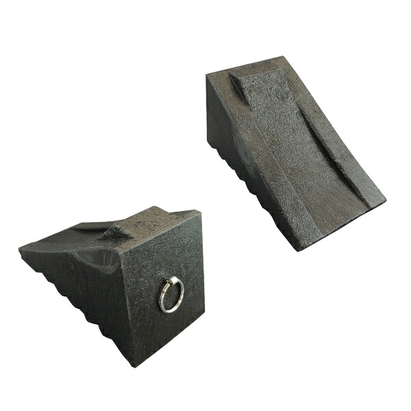JB ハイプラ 歯止め 車輪止め 黒 B型 245mm&times;125mm&times;120mm 10個セット｜Car Parts　TSC