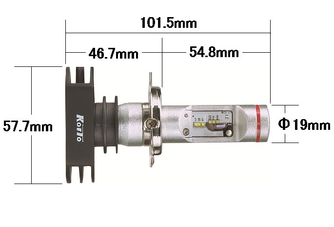 KOITO小糸製作所ヘッドランプ専用LEDホワイトビームNeoVer.IIH4タイプP414KWT