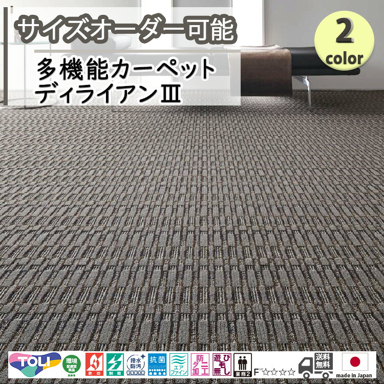 東リ 日本製 多役立つこと引っ敷き ディライアン３消臭/抗菌/防炎/防壁蝨目/小わっぱ/愛玩動物/引っ敷き/静電/引っ敷き/熱っぽい引っ敷き/床暖房装置/春夏秋冬用/オール季節/引っ敷き/引っ敷き/購入注文/ ★貨物輸送無料（北海道沖縄離島除く）