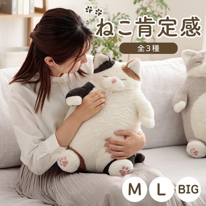 ねこ ねこ肯定感抱き枕 Mサイズ【全3種】 – 鎌倉ねこサロン