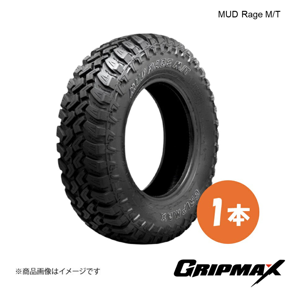 GRIPMAX/グリップマックス MUD Rage M/T タイヤ 1本 LT235/85R16 120/116Q OWL アウトラインホワイトレター 6996779270574