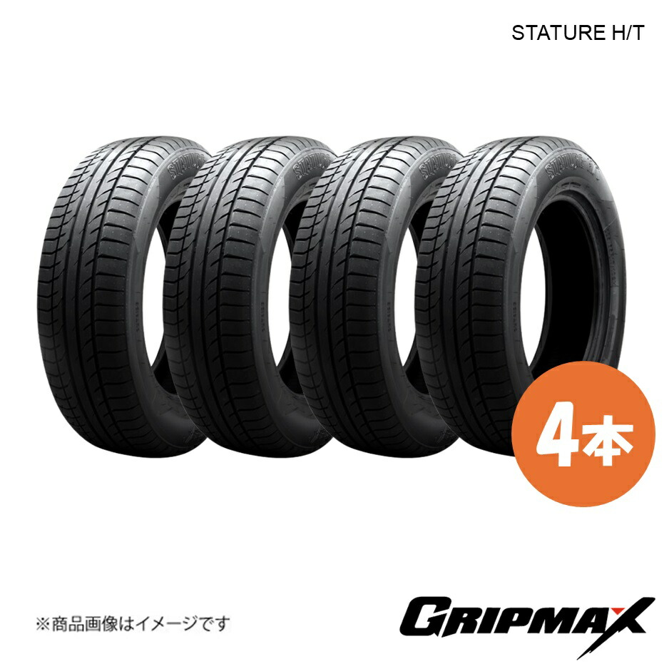 GRIPMAX/グリップマックス STATURE H/T タイヤ 4本 235/55R19 105W XL ブラックサイドウォール 6996779120275