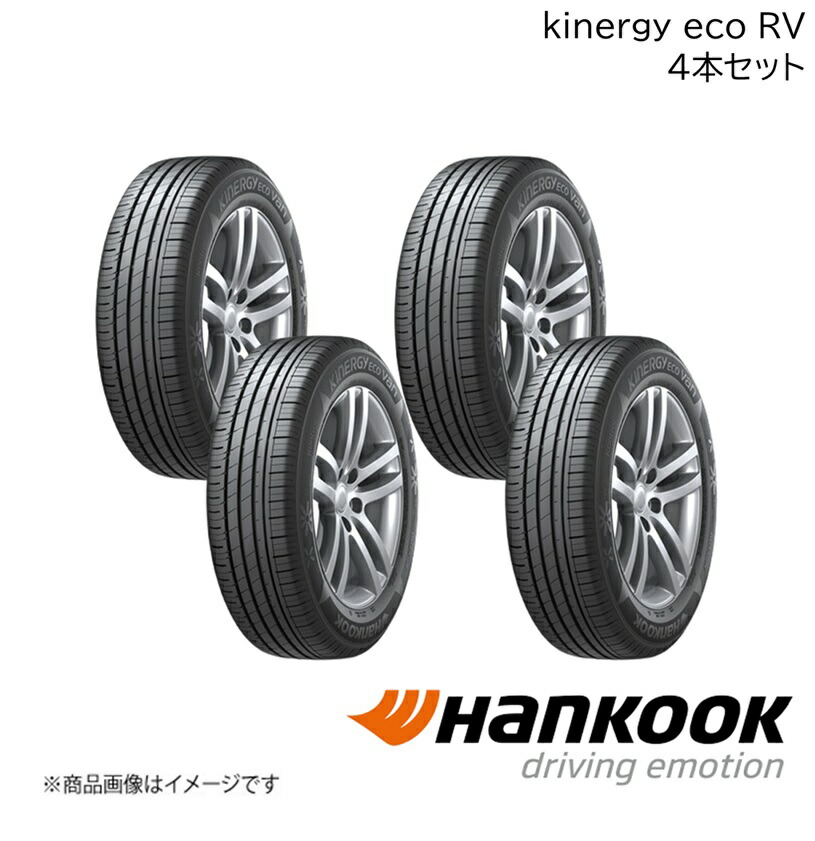 Hankook/ハンコック KINERGY ECO RV 195/65R15 91H 4本 キナジーエコアールブイ サマータイヤ 15インチ タイヤ単品 1021775×4
