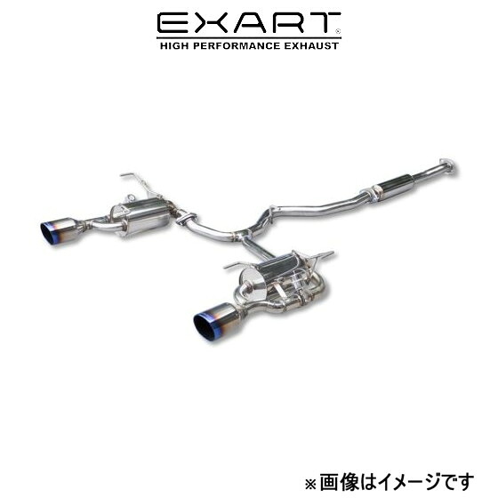 エクスアート iVSC マフラー レヴォーグ DBA-VM4/DBA-VMG EA01-SB101-B EXART スポーツマフラー｜CAR PLUS