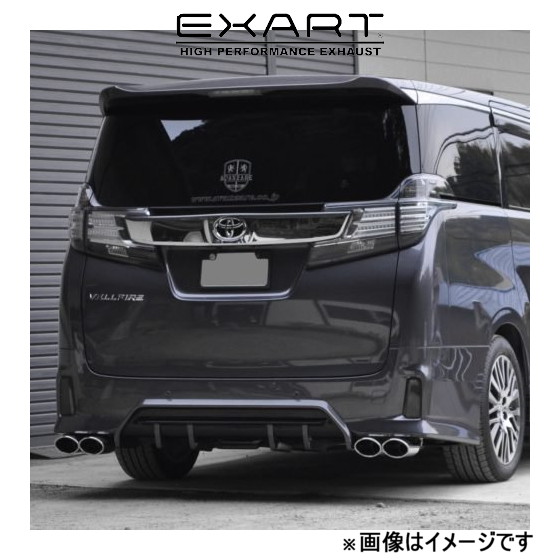エクスアート ONE マフラー アルファード/ヴェルファイア DBA-GGH30W EA02-TY107-S EXART スポーツマフラー