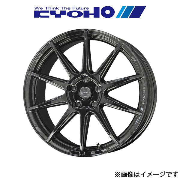 共豊 サーキュラー C10R アルミホイール 4本 RVR GA3W/GA4W(18×7.0J 5-114.3 INSET48 グロスブラック)KYOHO CIRCLAR C10R