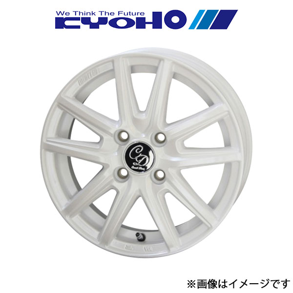 共豊 デコルカヌレ アルミホイール 4本 ソリオ MA27S/MA37S/MA47S(14×4.5J 4-100 INSET45 ルミエールホワイト)KYOHO Decor cannele|CAR PLUS