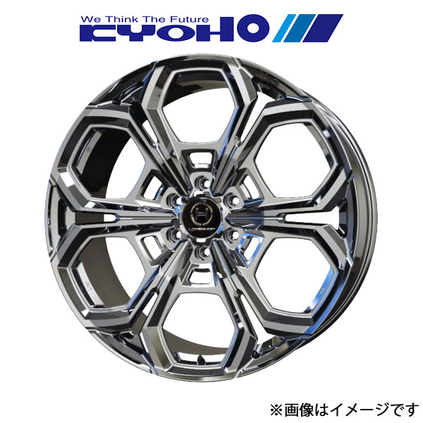 共豊 レーベンハート FLG-1 アルミホイール 1本 LX VJA310W(24×10.0J 6-139.7 INSET50 スーパーブラックコーティング)KYOHO