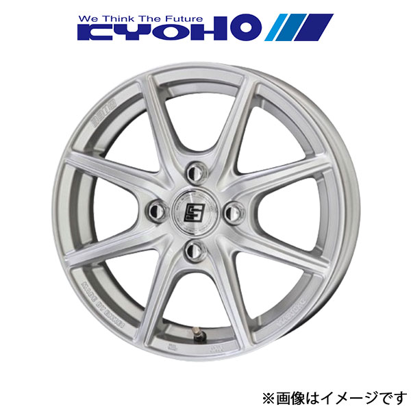 共豊 ザインEK アルミホイール 4本 フィット GK3/GK4/GK5/GK6/GP5(14&times;5.5J 4-100 INSET43 シャインシルバー)KYOHO SEIN EK｜CAR PLUS