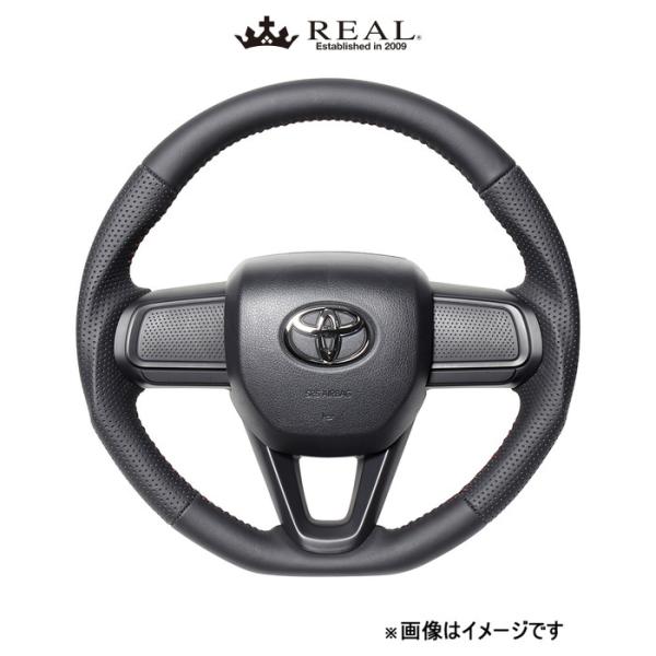レアル ステアリング オリジナルシリーズ(オールレザー)タント LA650S/LA660S DIB-LPB-RD REAL