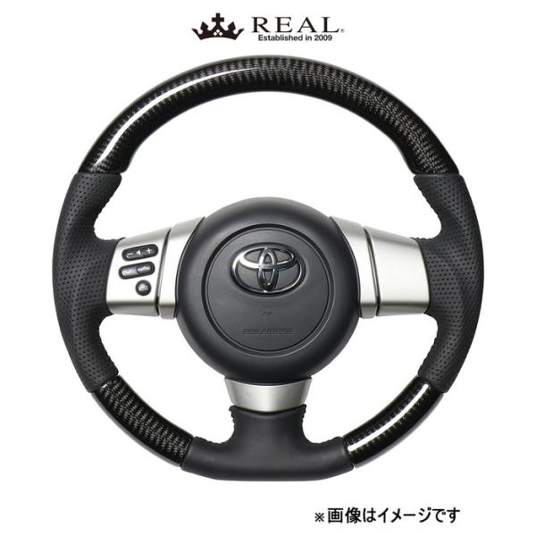 レアル ステアリング オリジナルシリーズ(ブラックカーボン)FJクルーザー GSJ15W FJ-BKC-BK REAL|CAR PLUS