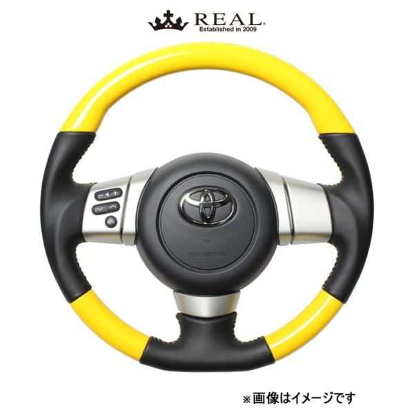 レアル ステアリング オリジナルシリーズ(イエロー)FJクルーザー GSJ15W FJ-YW-YL REAL