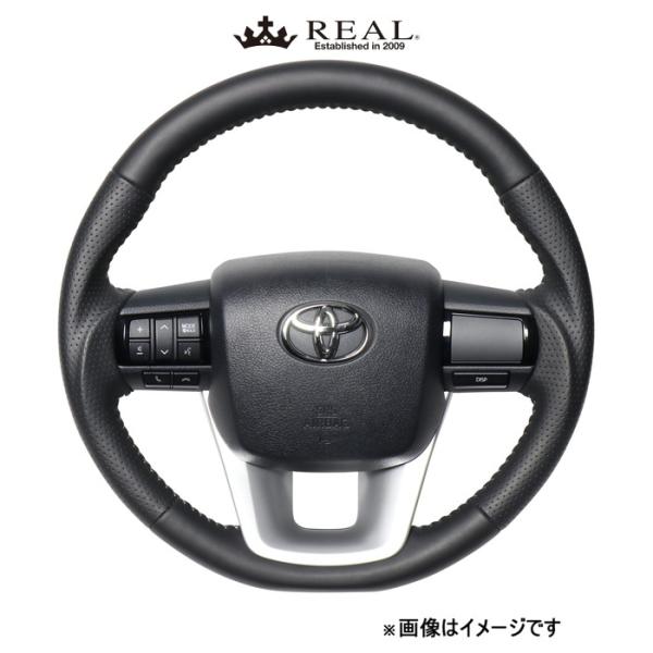レアル ステアリング オリジナルシリーズ(オールレザー)ハイラックス GUN125 N125-LPB-SL REAL