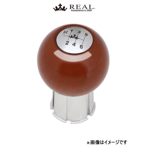 レアル ステアリング シフトノブ(05ライトブラウンウッド)ロードスター ND5RC SK-MZC-LBW REAL