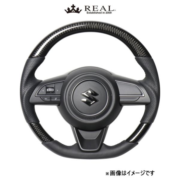 レアル ステアリング オリジナルシリーズ(ブラックカーボン)スイフト スポーツ ZC33S SZA-BKC-BK REAL