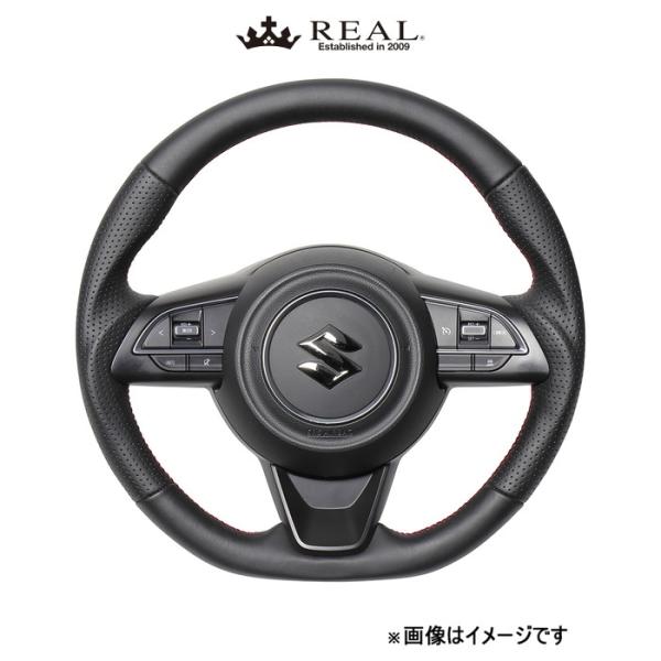 REAL ステアリングホイール 品番：SZA-LPB-RD スイフトスポーツ REAL ステアリングホイール 品番：SZA-LPB-RD スイフトスポーツ