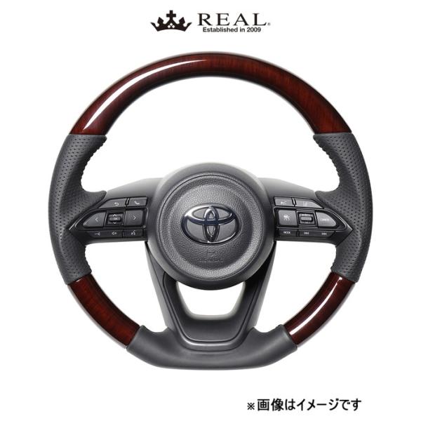 レアル ステアリング オリジナルシリーズ(56ブラウンウッド)ヤリスクロス MXPJ10系/MXPB10系 TYJ-56BRW REAL
