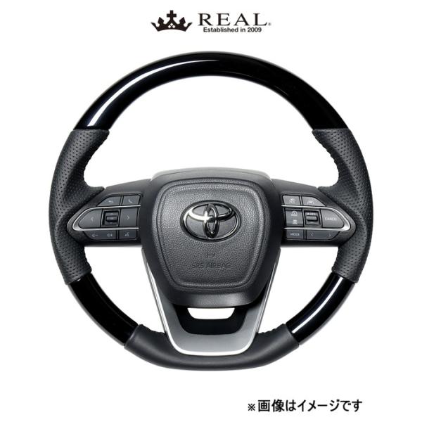 レアル ステアリング オリジナルシリーズ(ピアノブラック)ノア 90系 TYK-PBW REAL
