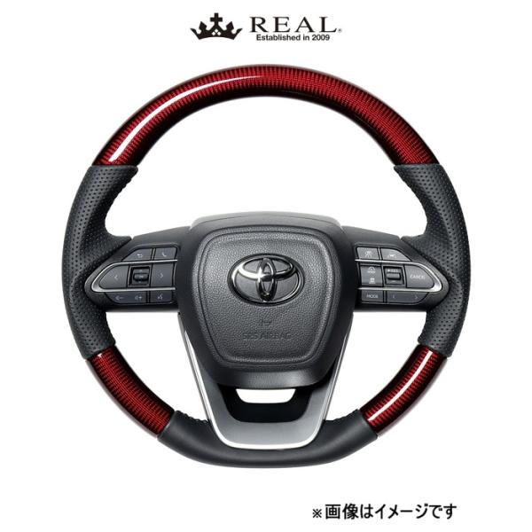 レアル ステアリング オリジナルシリーズ(レッドカーボン)ノア 90系 TYK-RDC REAL｜CAR PLUS