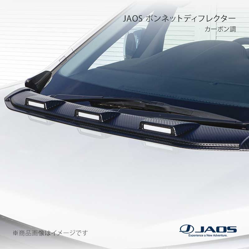 JAOS ジャオス ボンネットディフレクター カーボン調 デリカ D:5 (19+) 19.02～ B036306CL