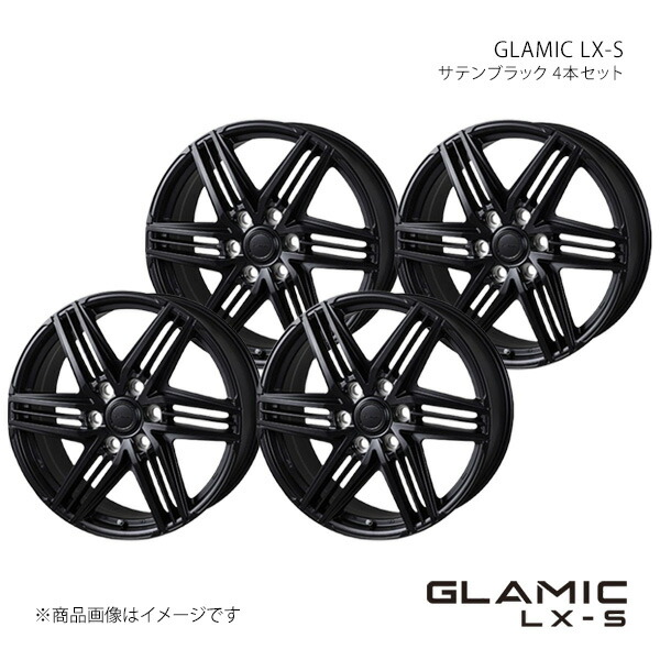 GLAMIC LX-S LX600 VJA310W 2022/1～ アルミホイール4本セット【18×8J 6-139.7 +55 サテンブラック 平座】
