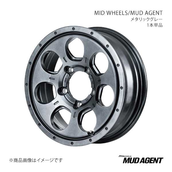 MID WHEELS/マッドエージェント アルミホイール1本【16×7.0J 5-114.3 INSET40 MGR】MID WHEELS/MUD AGENT L19A67057340010N×1