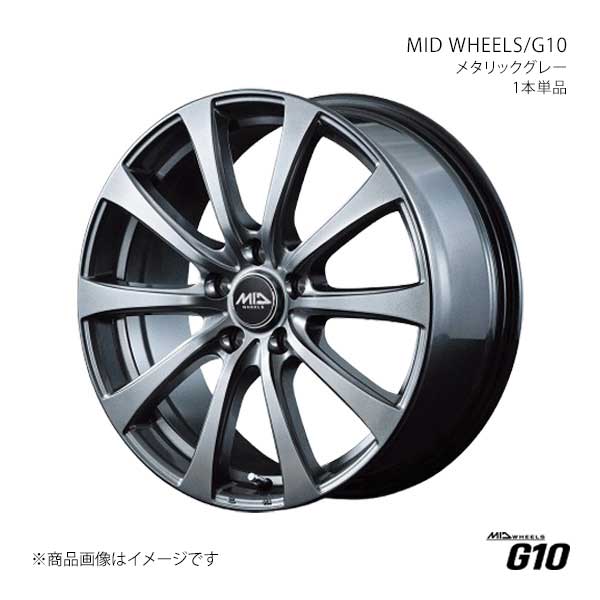MID WHEELS/G10 カルディナ 240系 アルミホイール1本【15×6.0J 5-100 INSET45 MGR】L17B56053345010N