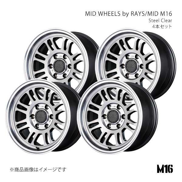 MID WHEELS by RAYS/MID M16 アルミホイール4本セット【17&times;8.5J 6-139.7 INSET10 STC】MID WHEELS by RAYS/MID M16 X2147856D3100300&times;4｜CAR PLUS