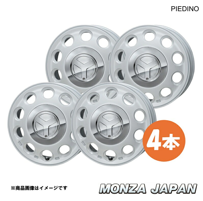 MONZA JAPAN PIEDINO ムーブ/ムーブカスタム L150S/L152S/L160S ホイール 4本【15×4.5J 4-100 INSET+45 PW】 SO-04×4 ピエディーノ