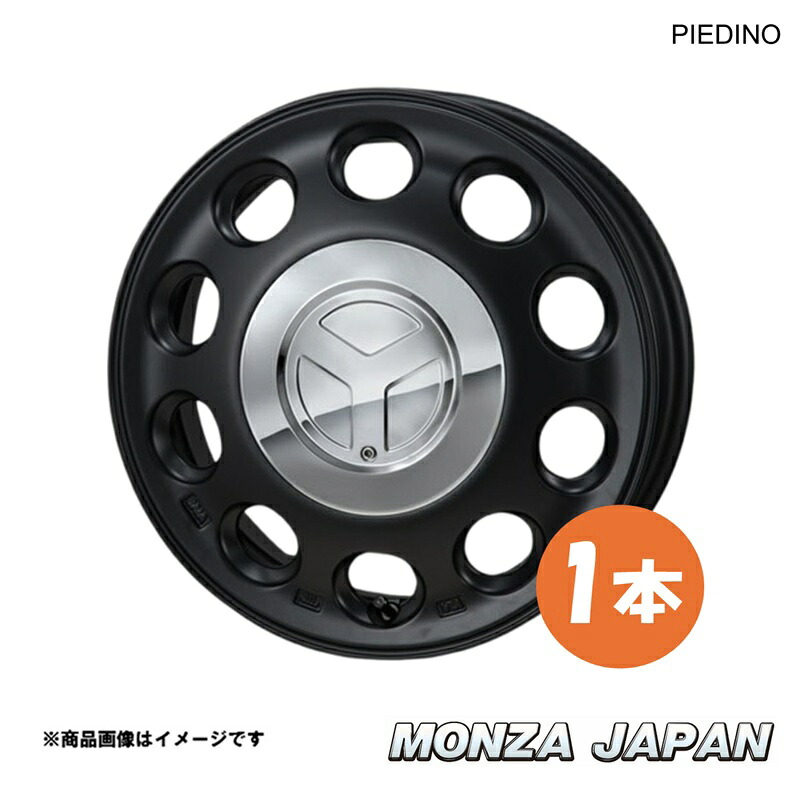 MONZA JAPAN PIEDINO アルト ラパン HE21S 2002/01～2008/11/NA ホイール 1本【14×4.5J 4-100 INSET+45 SB】 SO-01 ピエディーノ