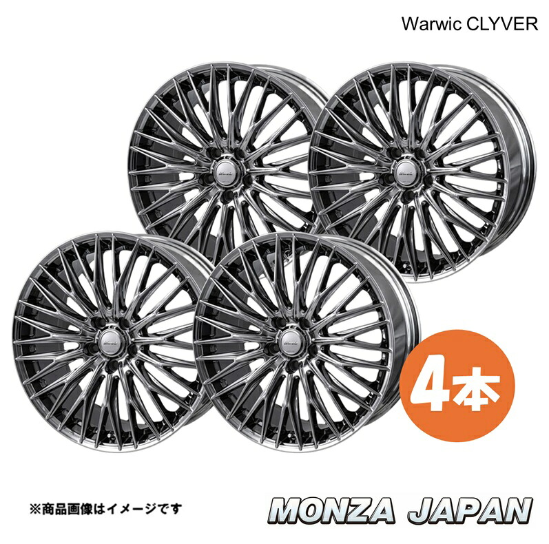 MONZA JAPAN Warwic CLYVER ワゴンR スティングレー MH34S/MH44S アルミホイール 4本【16×4.5J 4-100 INSET45 SPT】ワーウィック クライヴァー RV-02×4