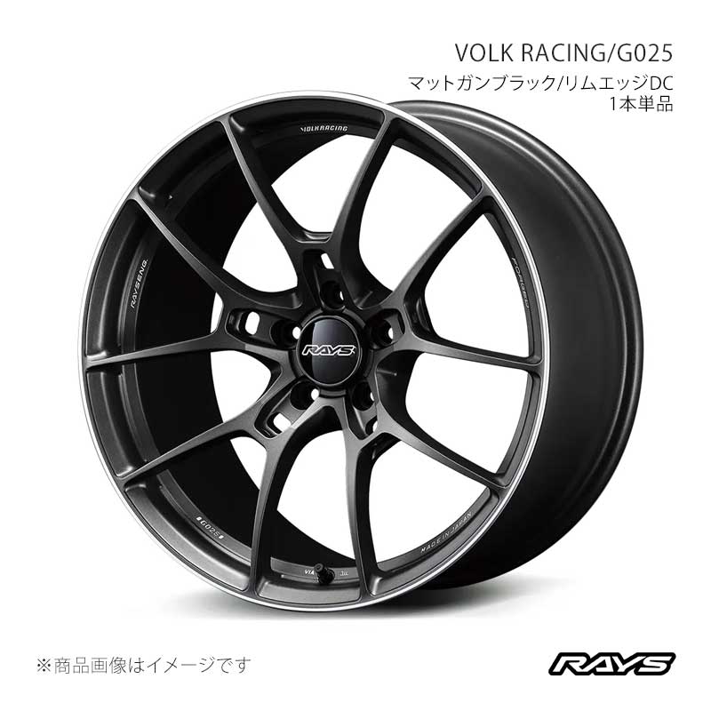RAYS レイズ ボルクレーシング G025 WRX STI VAB フロント/リア共用 アルミホイール1本単品【19×9J 5-114.3 INSET35 MK】06259903595MK