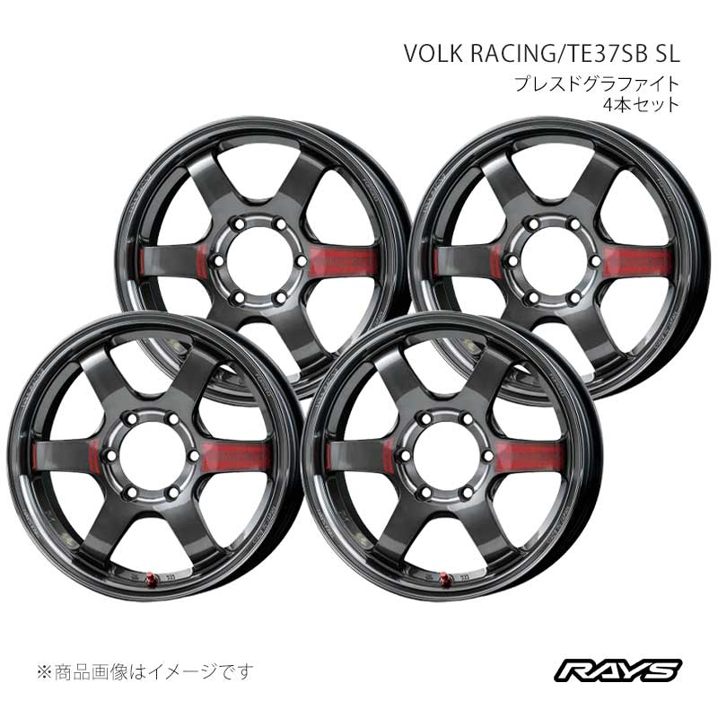 RAYS レイズ ボルクレーシング TE37SB SL アルミホイール4本セット【18&times;8.5J 6-139.7 INSET22 PG】06868852216PG&times;4｜CAR PLUS