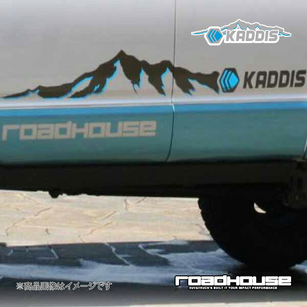 ロードハウス カディス サイドデカール 1500 ガンメタ/ブルー 左右1台分セット KADDIS カディス KD-ET11024|CAR PLUS
