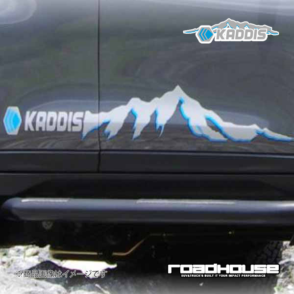ロードハウス カディス サイドデカール 1500 シルバー/ブルー 左右1台分セット KADDIS カディス KD-ET11024|CAR PLUS