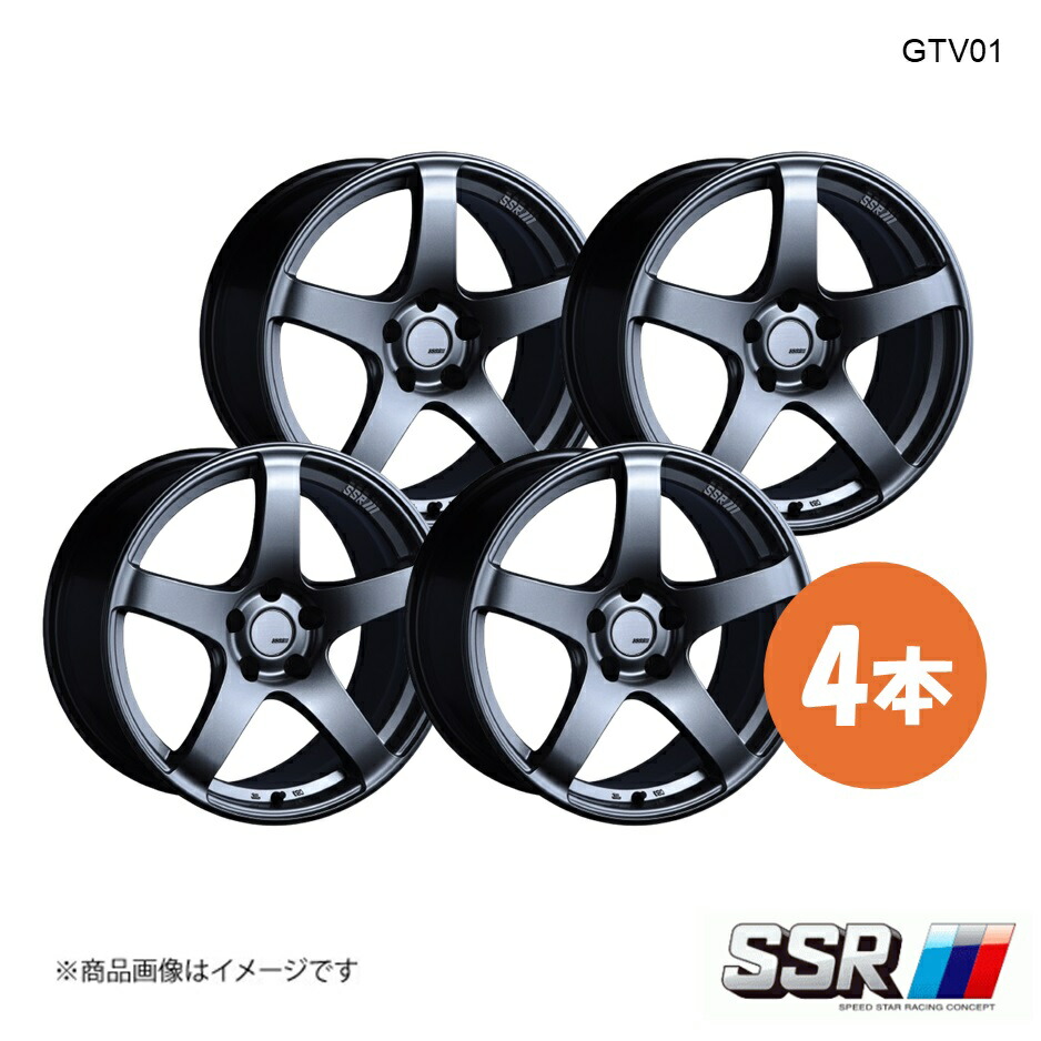 SSR エスエスアール GTV01 ホイール 4本 ロッキー A200S Premium (SA装着車)【17×7.0J 4-100 INSET50 グラファイトガンメタ】