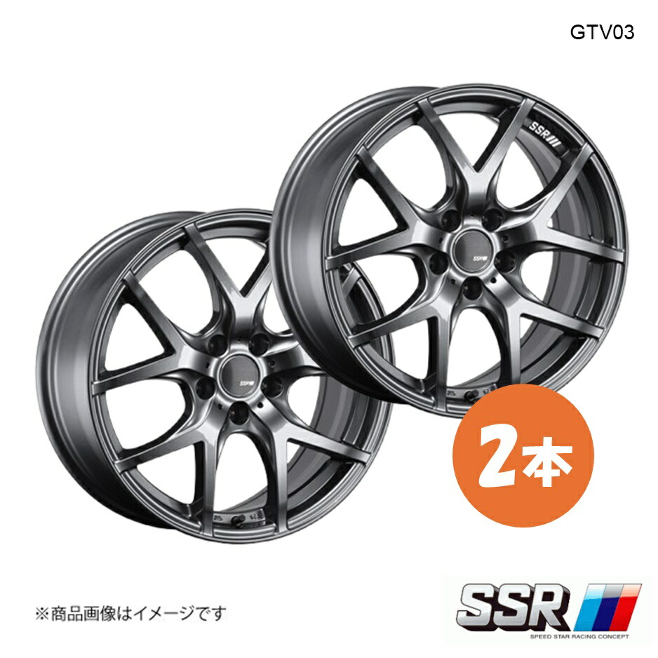 SSR エスエスアール GTV03 ホイール 2本 HS ANF10 250h【17×7.0J 5-114.3 INSET42 グラファイトガンメタ】|CAR PLUS