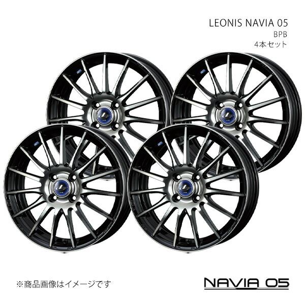 LEONIS NAVIA 05 レオニス ナヴィアゼロファイブ ホイール 4本セット 0036251×4 【15×5.5J 4-100 INSET50 BPB】