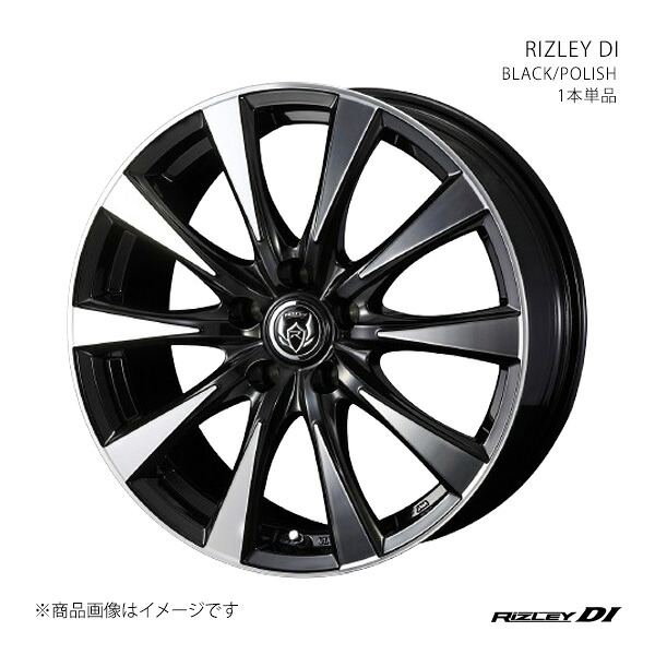 RIZLEY DI ライツレー ディーアイ インサイト ZE4 アルミホイール 1本単品 0040506【17×7J 5-114.3 INSET40 BKP】