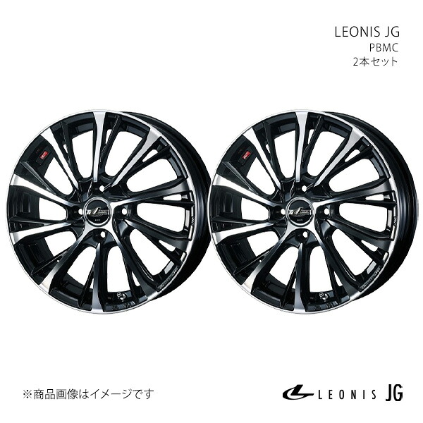 LEONIS JG レオニス ジェイジー ホイール 2本セット 0042229×2 【16×5.0J 4-100 INSET45 PBMC】