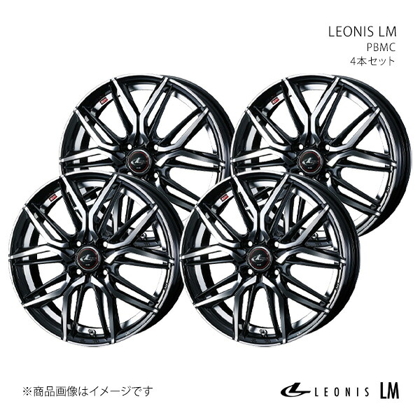 LEONIS LM レオニス エルエム ホイール 4本セット 0040767×4 【14×4.5J 4-100 INSET45 PBMC】