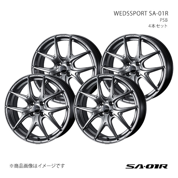 WEDSSPORT SA-01R ウェッズスポーツ エスエーゼロワンアール ホイール 4本セット 0074663×4 【15×5.0J 4-100 INSET45 PSB】|CAR PLUS