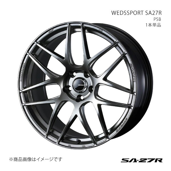 WEDSSPORT SA27R ウェッズスポーツ エスエーニーナナアール ホイール 1本単品 0074476 【19×9.5J 5-114.3 INSET48 PSB】|CAR PLUS