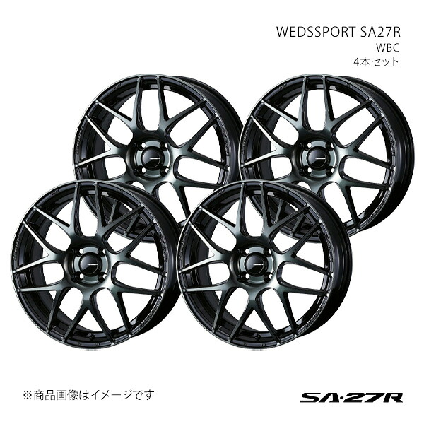 WEDSSPORT SA27R ウェッズスポーツ エスエーニーナナアール ホイール 4本セット 0074159×4 【15×6.0J 4-100 INSET48 WBC】