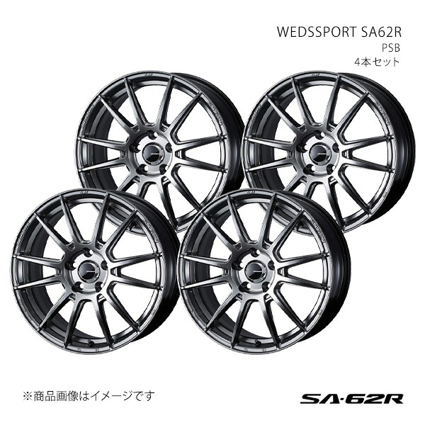 WEDSSPORT SA62R ウェッズスポーツ エスエーロクニーアール ホイール 4本セット 0041797×4 【15×5.0J 4-100 INSET45 PSB】|CAR PLUS
