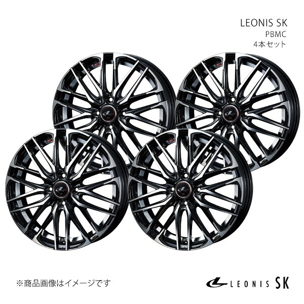LEONIS SK レオニス エスケー ホイール 4本セット 0039044×4 【14×4.5J 4-100 INSET45 PBMC】