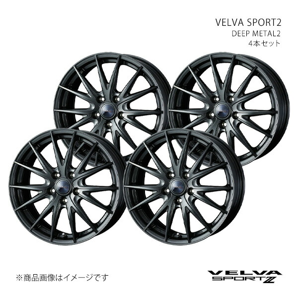VELVA SPORT2 ハリアー 80系/PHEV アルミホイール 4本セット 0039638×4【19×7.5J 5-114.3 INSET38 DEEP METAL2】 48,739円