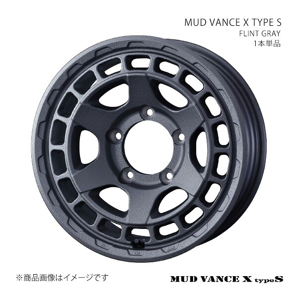 MUD VANCE X TYPE S マッドヴァンス エックス タイプエス ホイール 1本単品 0041612 【16×6.0J 5-139.7 INSET5 FLINT GRAY】